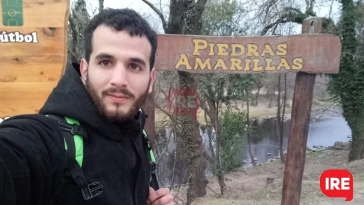 Anybal es de Gaboto y se animó a recorrer el país con su mochila