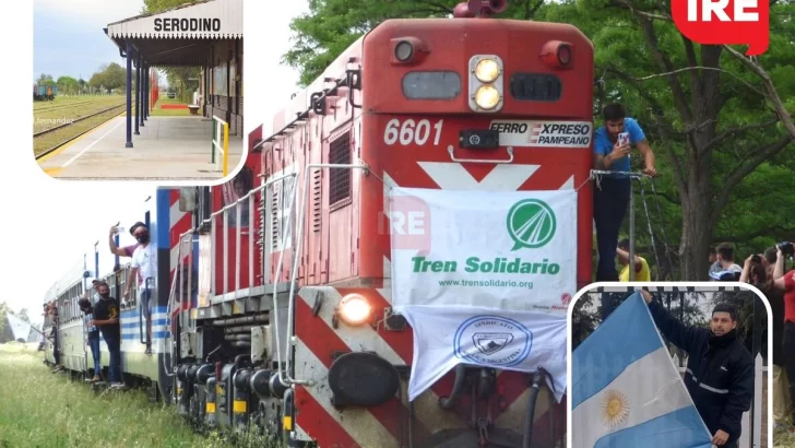 Serodino se suma a cruzada del Tren Solidario y recolectan alimentos