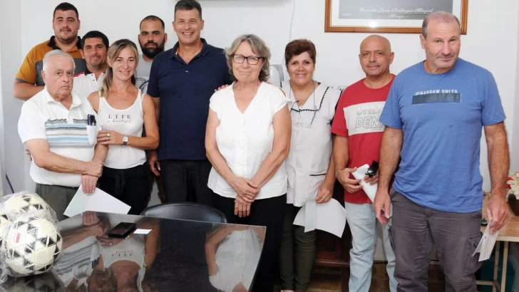 Leo Diana acompaño proyectos institucionales en Monje, Maciel y Gaboto