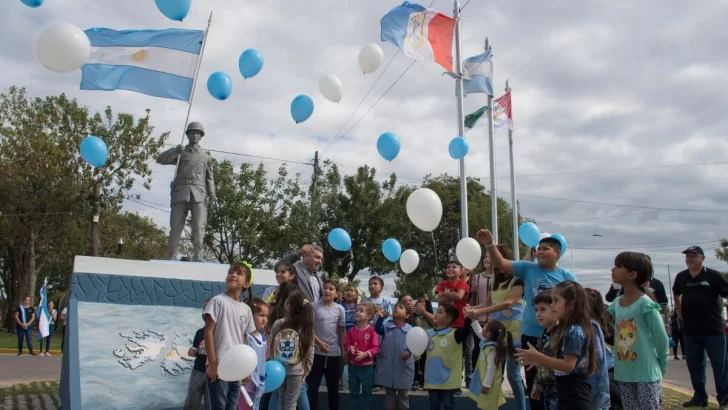 2 de abril: Timbúes rindió homenaje a veteranos y caídos en Malvinas