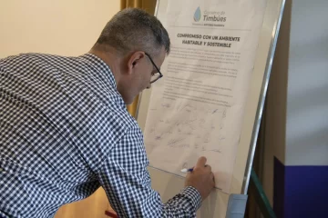 Con la firma de un acta compromiso pasó el encuentro regional de medio ambiente en Timbúes