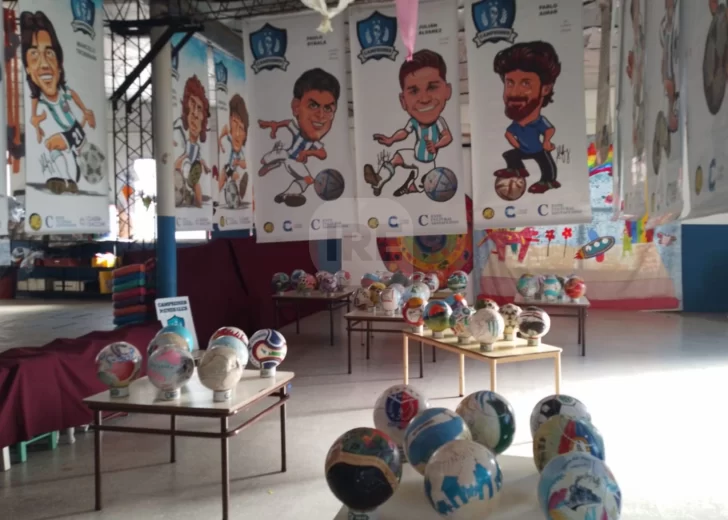 Maciel vuelve a disfrutar de la muestra de Campeones y Arte en Pelotas