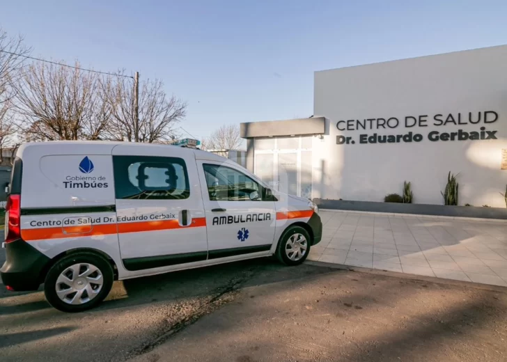 Timbúes sumó una nueva unidad de traslado al Centro de Salud Dr. Eduardo Gerbaix