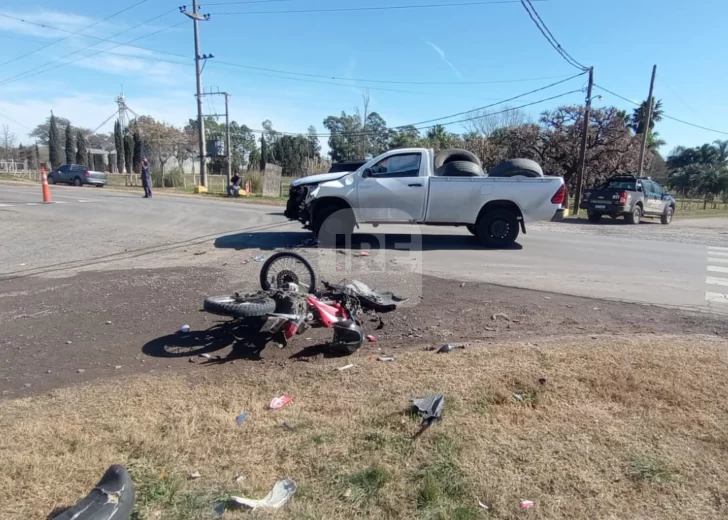 Un muchacho de Andino resultó con heridas graves tras un fuerte accidente en el pueblo