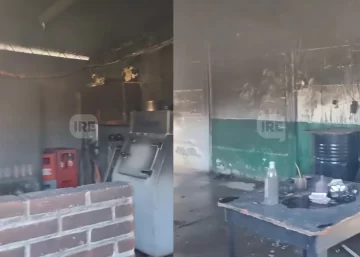 Se incendió por completo la sede y buffet del club de Villa La Ribera: “No nos quedó nada”