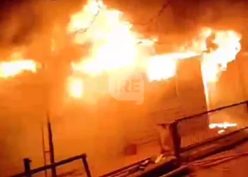 Se quemó por completo una casa en Gaboto e investigan el inicio del fuego