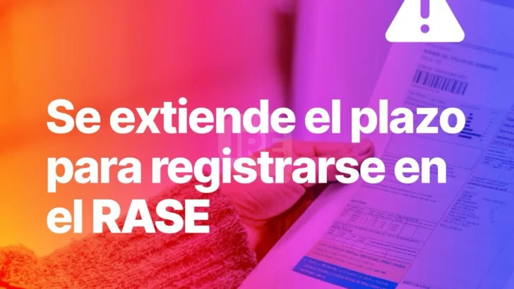 Se extendió el plazo para inscribirse al RASE y mantener la tarifa social