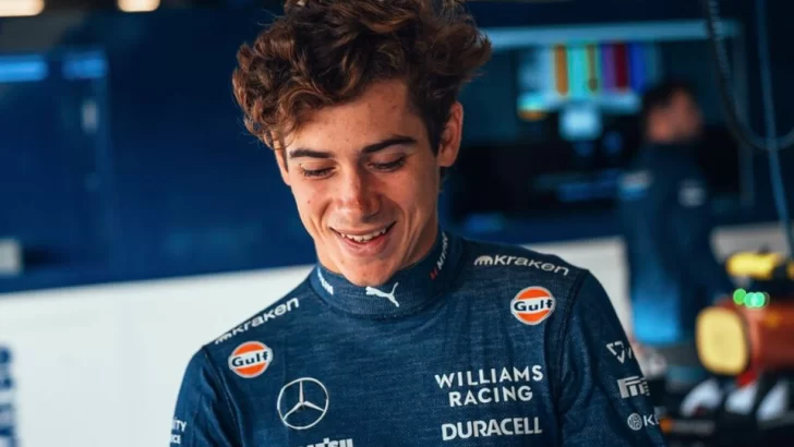 Franco Colapinto correrá en fórmula 1 y será parte del equipo Williams