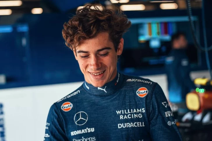 Franco Colapinto correrá en fórmula 1 y será parte del equipo Williams