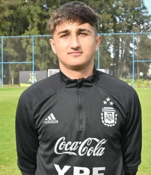 Es de selección: Santiago Colidio de Centeno viaja a la gira del sub-20