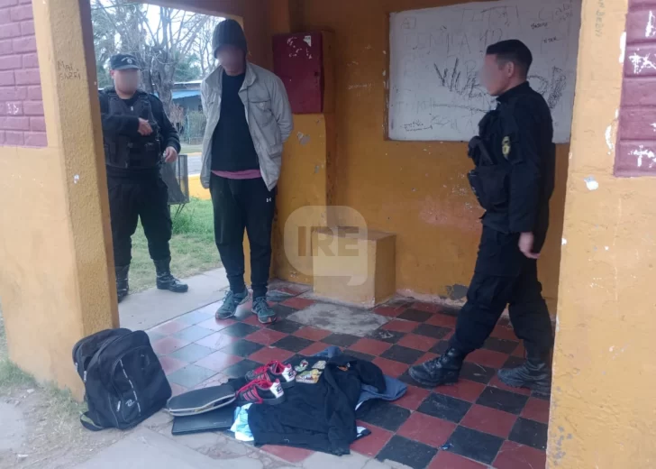 Detuvieron a un paciente de la colonia: Dijo que había ido a pescar pero llevaba 60 mil pesos y una notebook