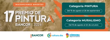 Premio de Pintura Bancor 2024: Convocatoria abierta para artistas y muralistas de todo el país