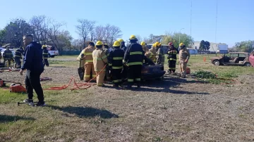 Maciel fue sede del curso regional de bomberos: “Salió todo excelente”