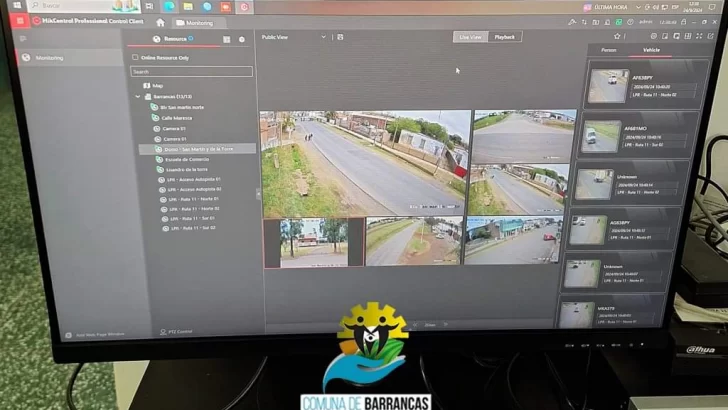 Barrancas sumó nuevas cámaras de vigilancia: “La seguridad es una prioriadad”