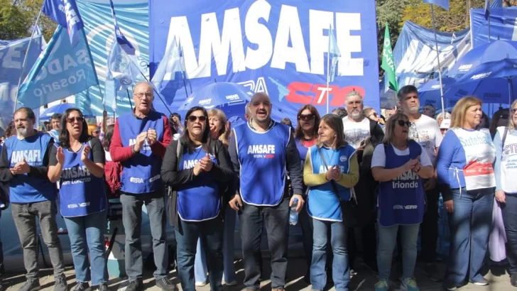 Amsafe destacó la masiva protesta educativa en defensa de los derechos previsionales