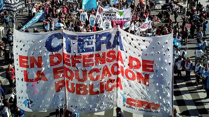 CTERA denuncia un ajuste a la educación publica tras el presupuesto 2025 de Milei