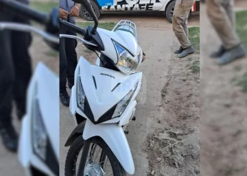 Detuvieron e imputaron a un muchacho de Timbúes que circulaba en una moto robada