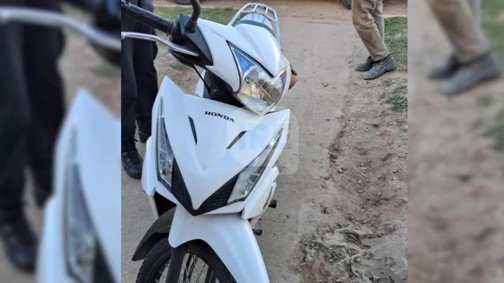 Detuvieron e imputaron a un muchacho de Timbúes que circulaba en una moto robada