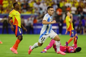 La selección argentina se entrena con el foco puesto en Colombia