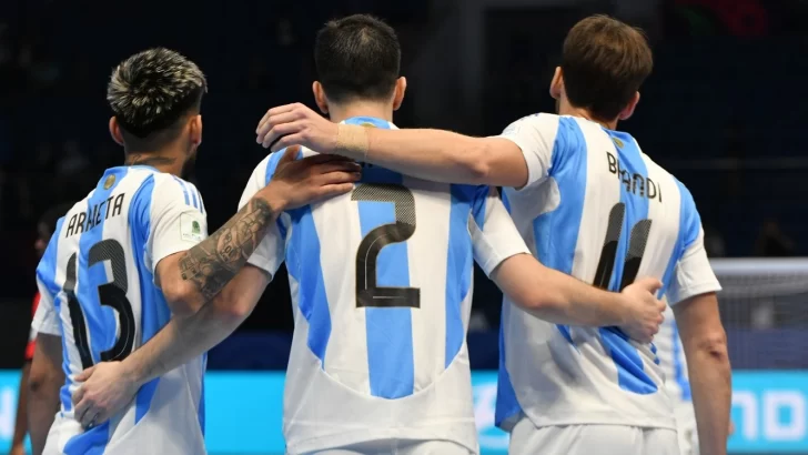 Futsal: La selección argentina jugará la final del Mundial frente a Brasil