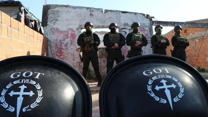 Esta mañana demolieron un bunker de droga en San Lorenzo