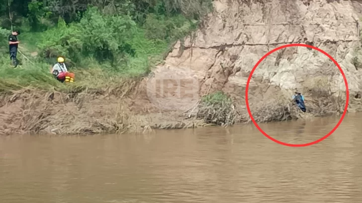 Detuvieron a un boliviano a orillas del Carcarañá: Es un tripulante de la avioneta con droga