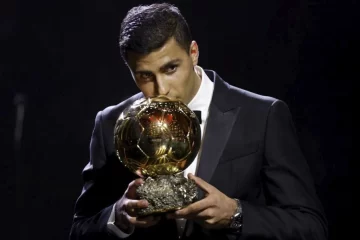 Balón de Oro: Rodri fue elegido como el mejor futbolista de la última temporada