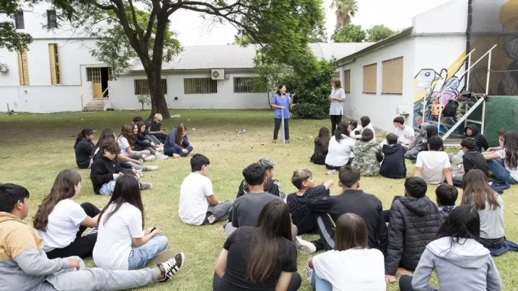 La escuela secundaria de Timbúes tuvo una jornada de ESI y prevención en violencia de género