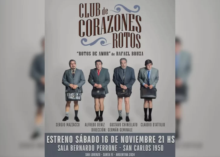 El grupo teatral La Tapera estrena la obra “Club de Corazones Rotos”