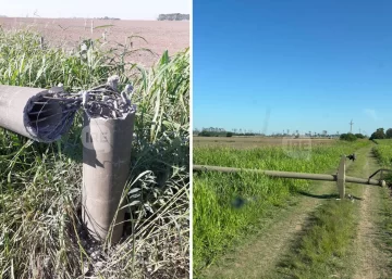 Otra vez: Robaron cables de media tensión y dejaron sin luz la zona rural de Monje