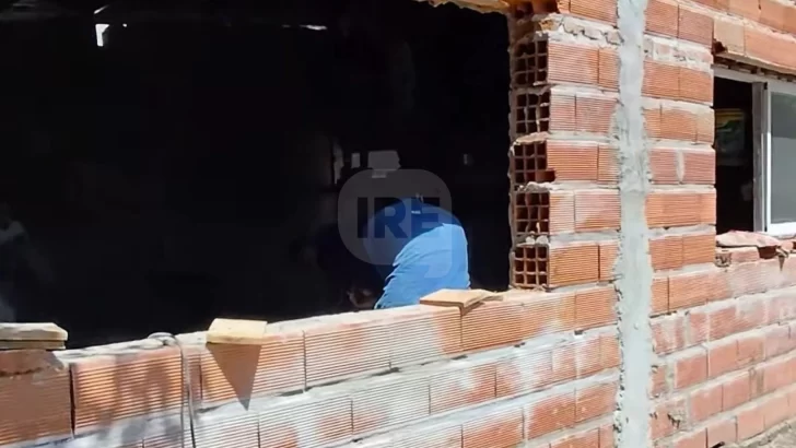 Avanza la construcción de una nueva aula en la escuela primaria de Puerto Gaboto