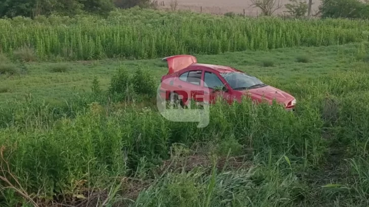 Un Megane volcó en ruta 65 entre Diaz y San Genaro y de milagro no hubo heridos