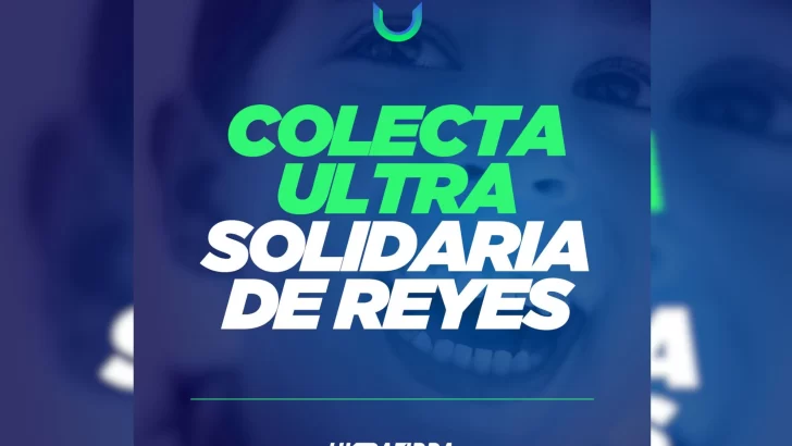 Ultra lanzó una colecta solidaria de Reyes: Reciben alimentos no perecederos y juguetes