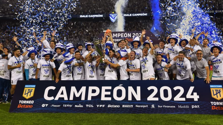 Vélez es el nuevo campeón de la Liga Profesional de Fútbol argentino