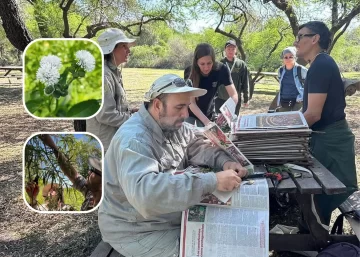 Avanza la investigación sobre la vegetación del Parque Nacional Islas de Santa Fe: Tercera salida a campo