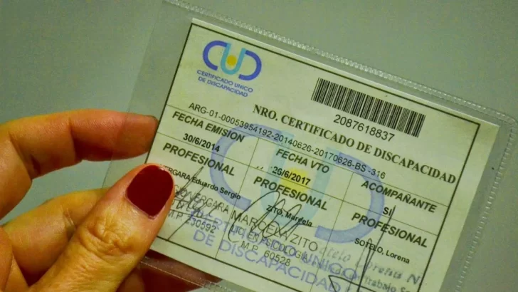 Se prorroga por un año la vigencia de los Certificados de Discapacidad