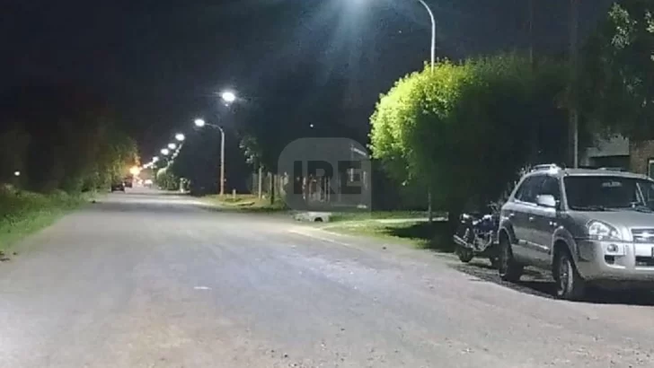 Maciel avanza en la instalación de luminarias led en su alumbrado público