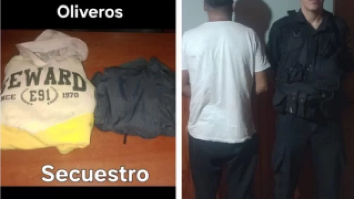 Oliveros: Allanaron una casa y detuvieron a un muchacho por el robo en un taller mecánico