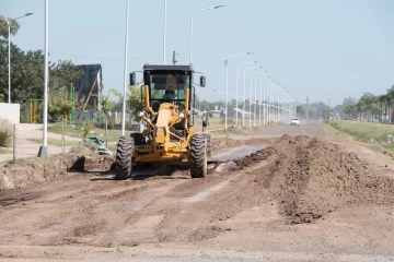 Timbúes avanza con su plan de veredas y cordón cuneta en cuatro barrios en simultánea