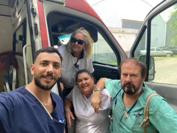 Briana es la primera bebé de la región y nació a tres cuadras del Eva Perón en la ambulancia de Gaboto