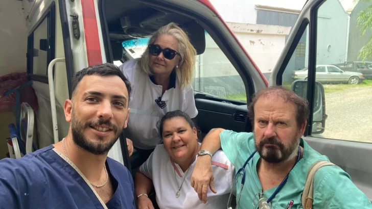 Briana es la primera bebé de la región y nació a tres cuadras del Eva Perón en la ambulancia de Gaboto