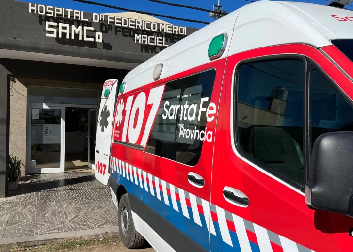 Dos menores en moto sufrieron un accidente en Maciel y una de ellas quedó internada