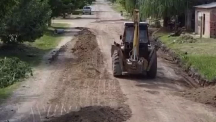 Puerto Gaboto acondiciona sus desagües en un plan para mejorar la infraestructura urbana