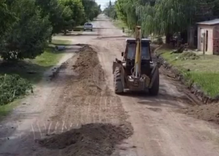 Puerto Gaboto acondiciona sus desagües en un plan para mejorar la infraestructura urbana