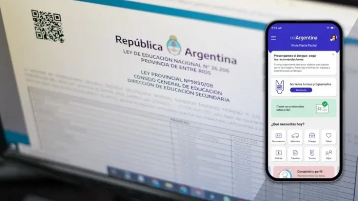 Los egresados pueden descargar su certificado analítico desde Mi Argentina