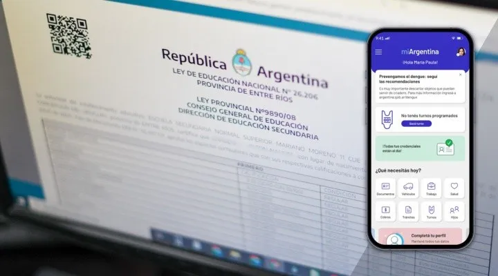 Los egresados pueden descargar su certificado analítico desde Mi Argentina