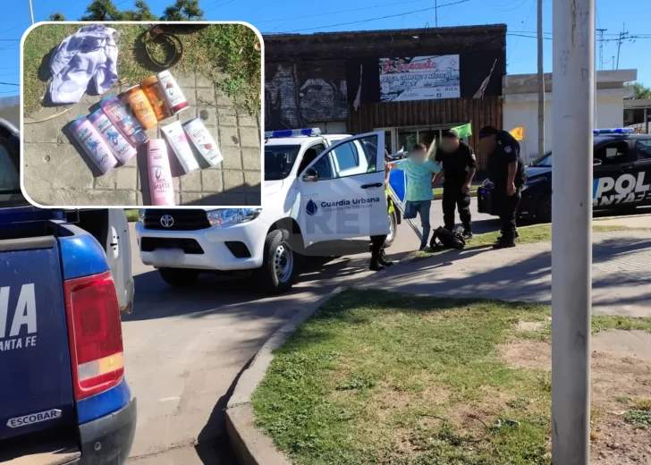 Timbúes: Un hombre en muletas robó en una farmacia y quedó detenido