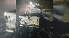 Un auto se prendió fuego en la ruta 10, entre Aldao y Andino, por un desperfecto mecánico