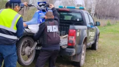 Dejó la moto en su casa de Serodino, salió a trabajar y se la robaron: Un menor quedó detenido