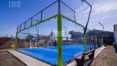 Fiorenza inauguró la nueva cancha de pádel en Timbúes y sumó infraestructura al Club Sarmiento